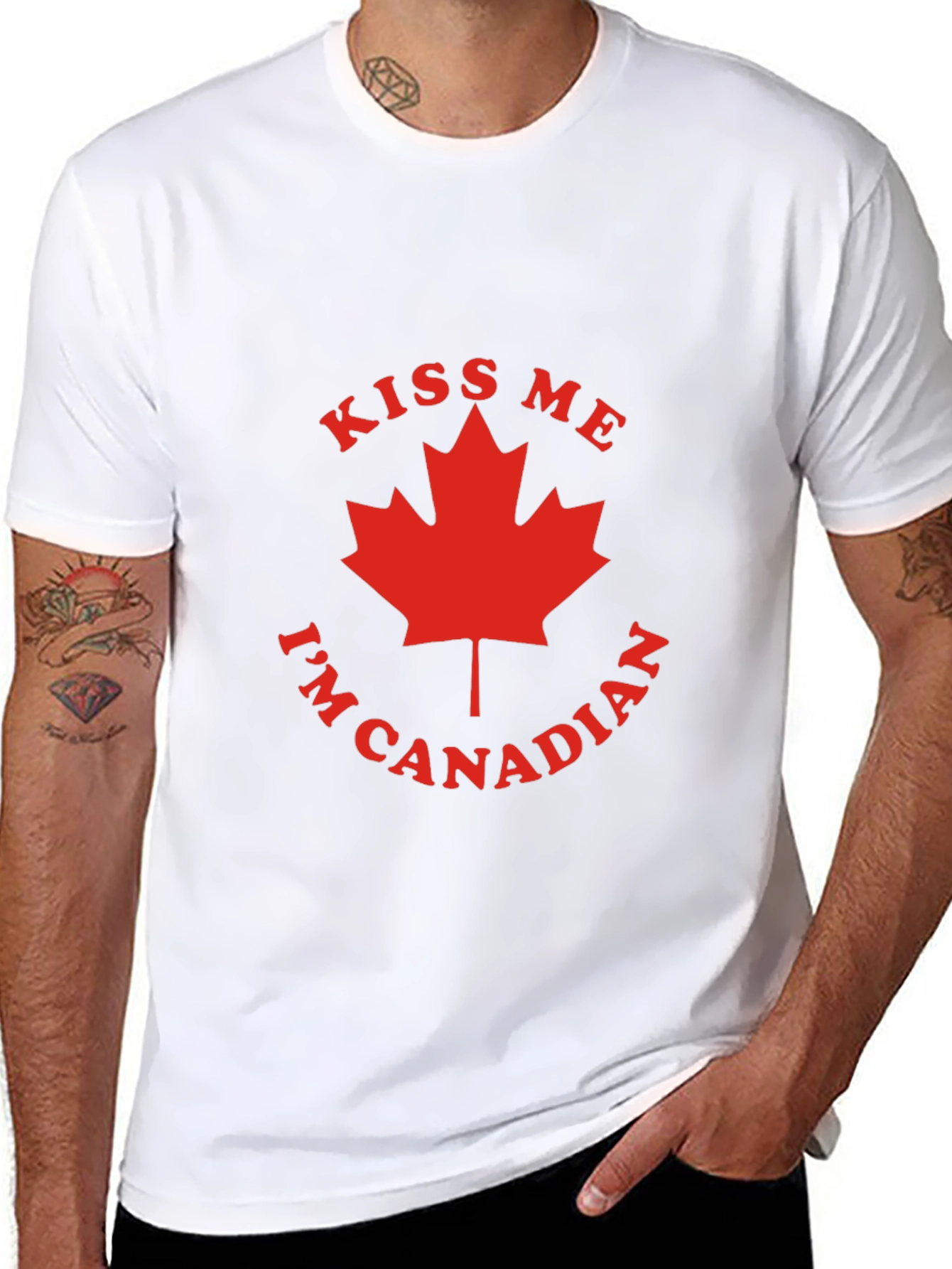 Kiss Me Im Canadian T-Shirt