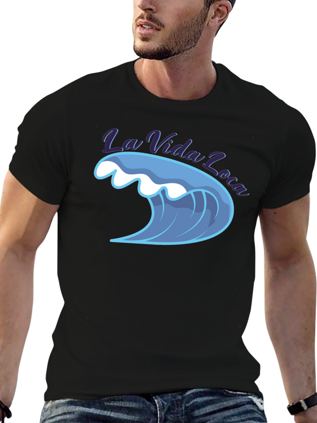 La Vida Loca Wave Graphic T-Shirt