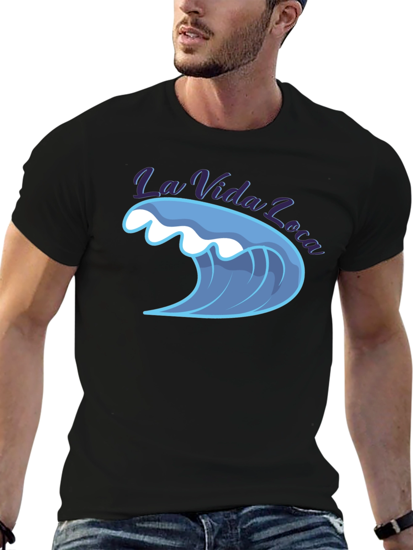 La Vida Loca Wave Graphic T-Shirt