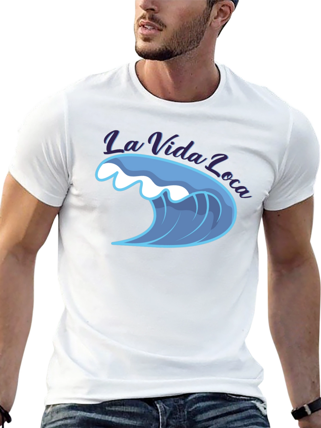 La Vida Loca Wave Graphic T-Shirt