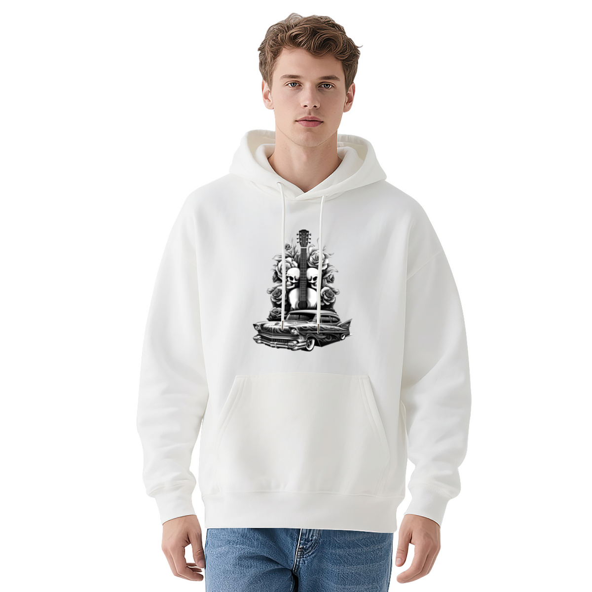 Artistic Graphic Hoodie - Premium Quality Sweatshirt #0483