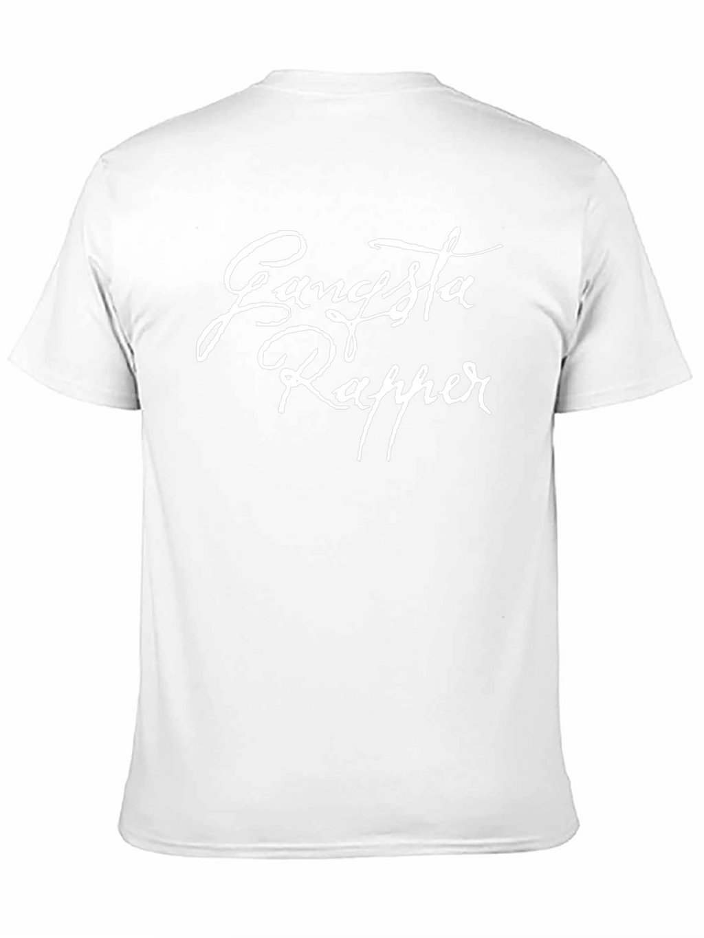 Gangsta Rapper Black Tee - Classic Style