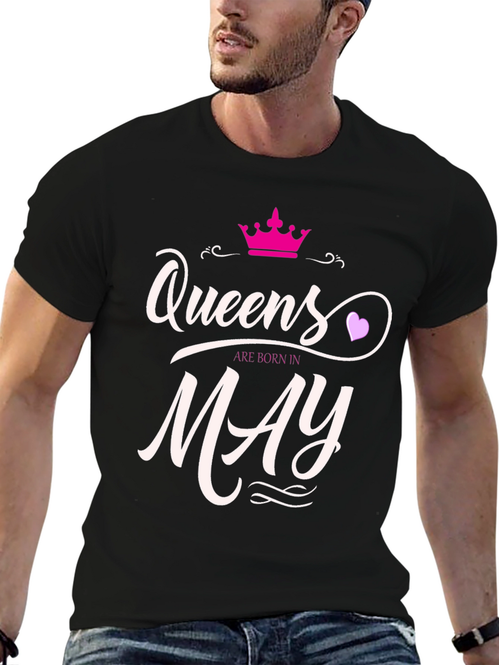 Queens are Born in May T-Shirt
