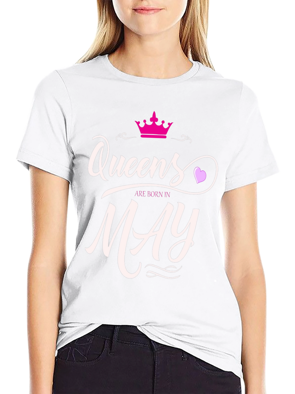 Queens are Born in May T-Shirt