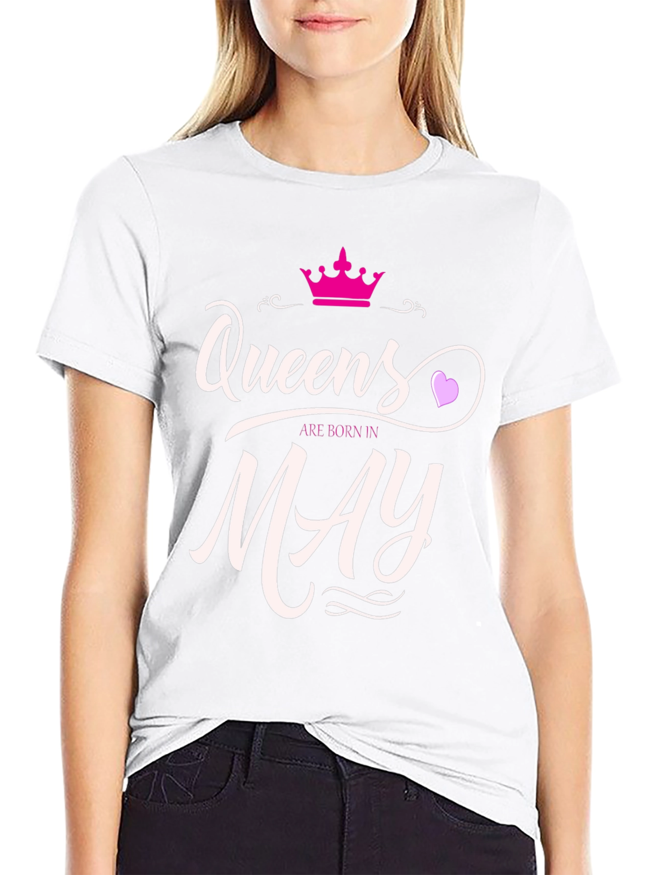 Queens are Born in May T-Shirt