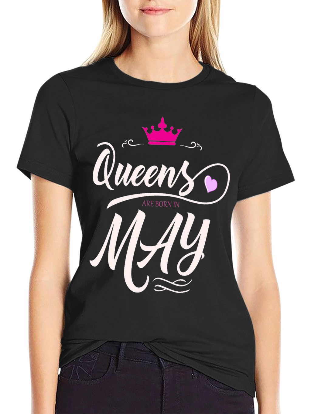 Queens are Born in May T-Shirt