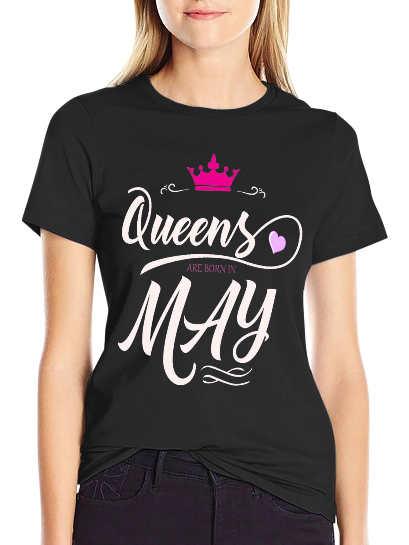 Queens are Born in May T-Shirt