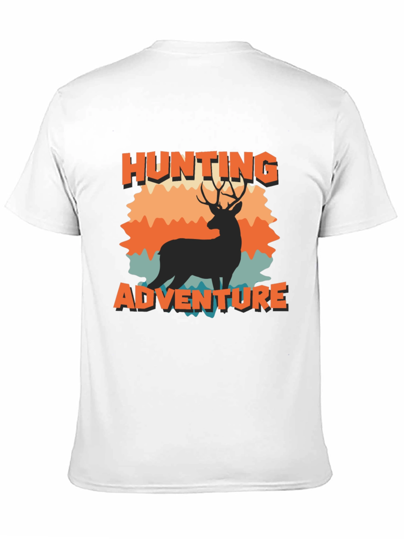 Hunting Adventure Graphic Tee - Black