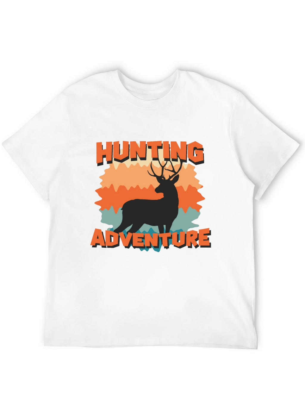 Hunting Adventure Graphic Tee - Black