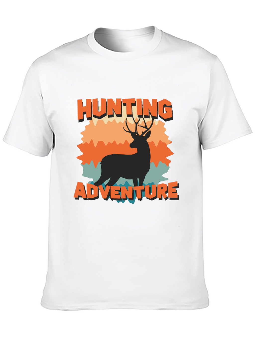 Hunting Adventure Graphic Tee - Black