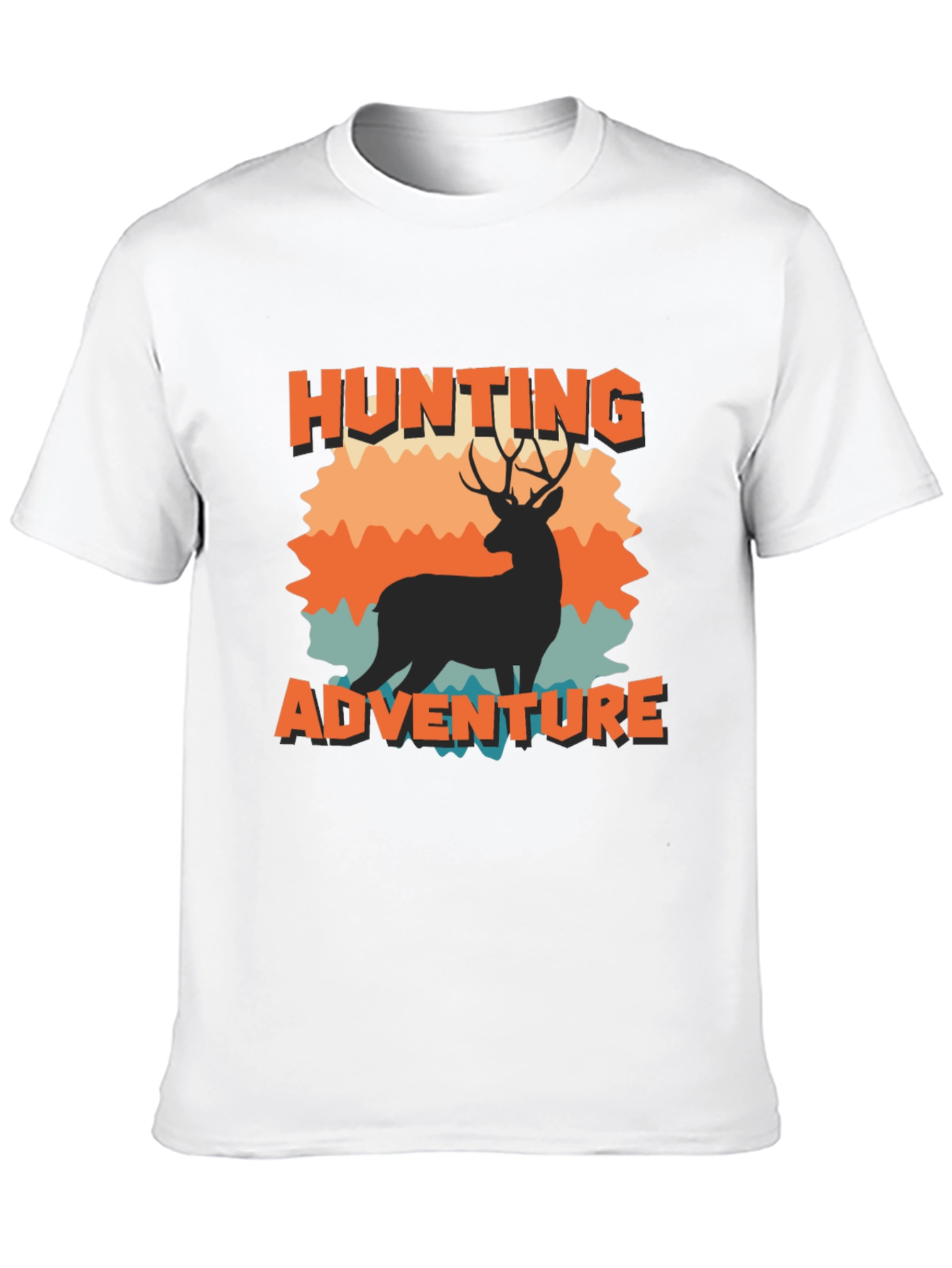 Hunting Adventure Graphic Tee - Black