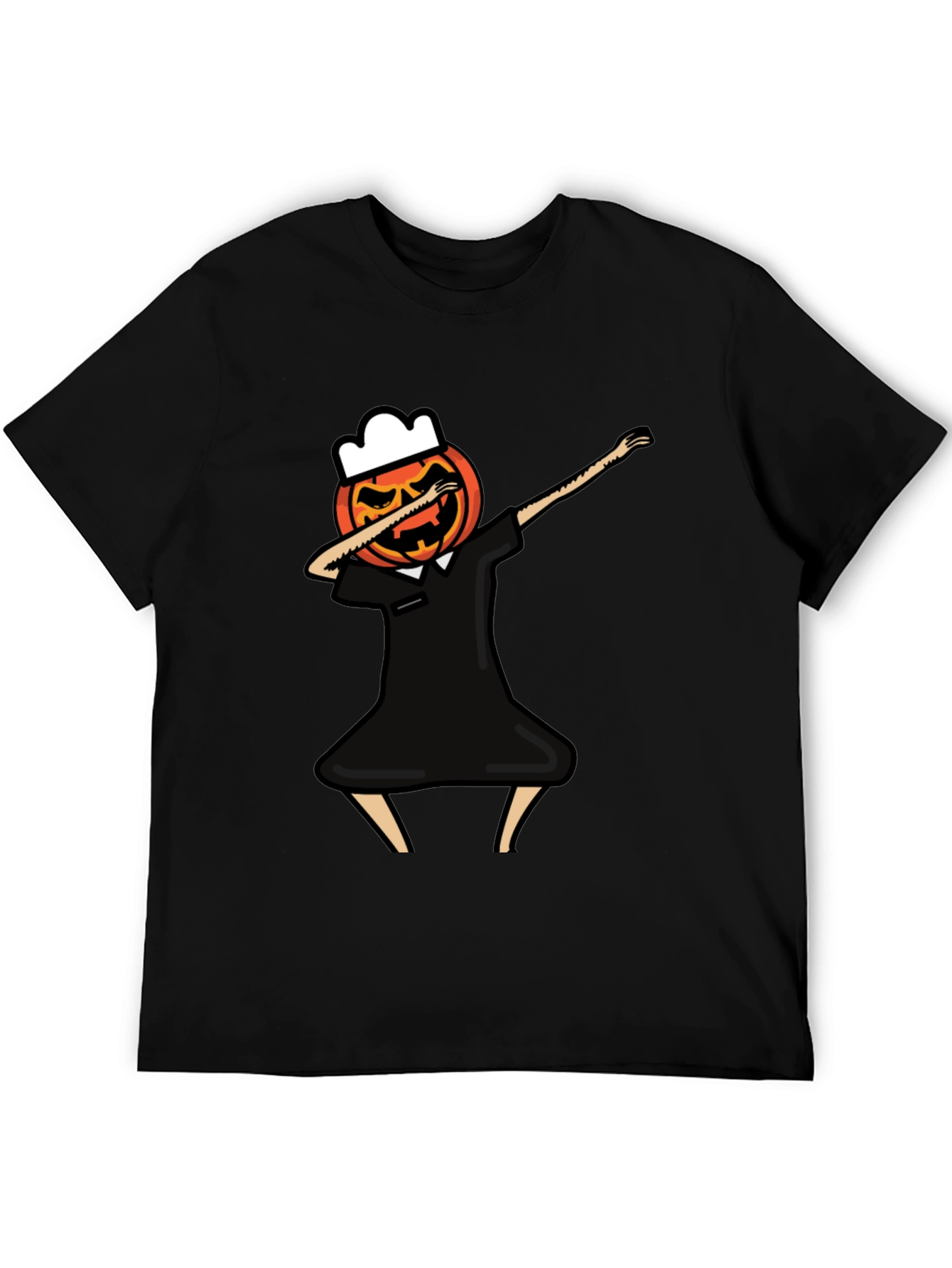 Dabbing Pumpkin Chef Halloween T-Shirt