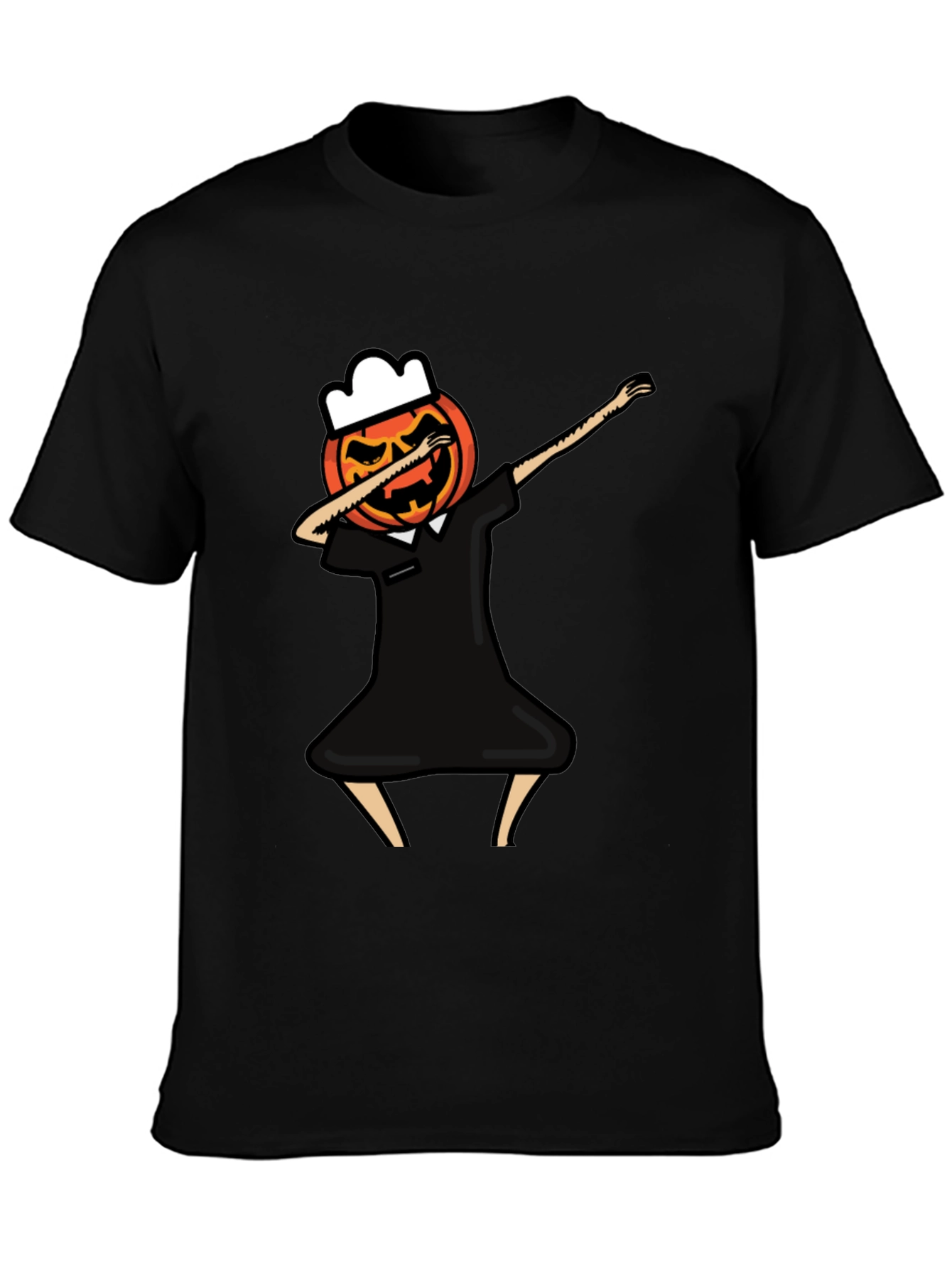 Dabbing Pumpkin Chef Halloween T-Shirt