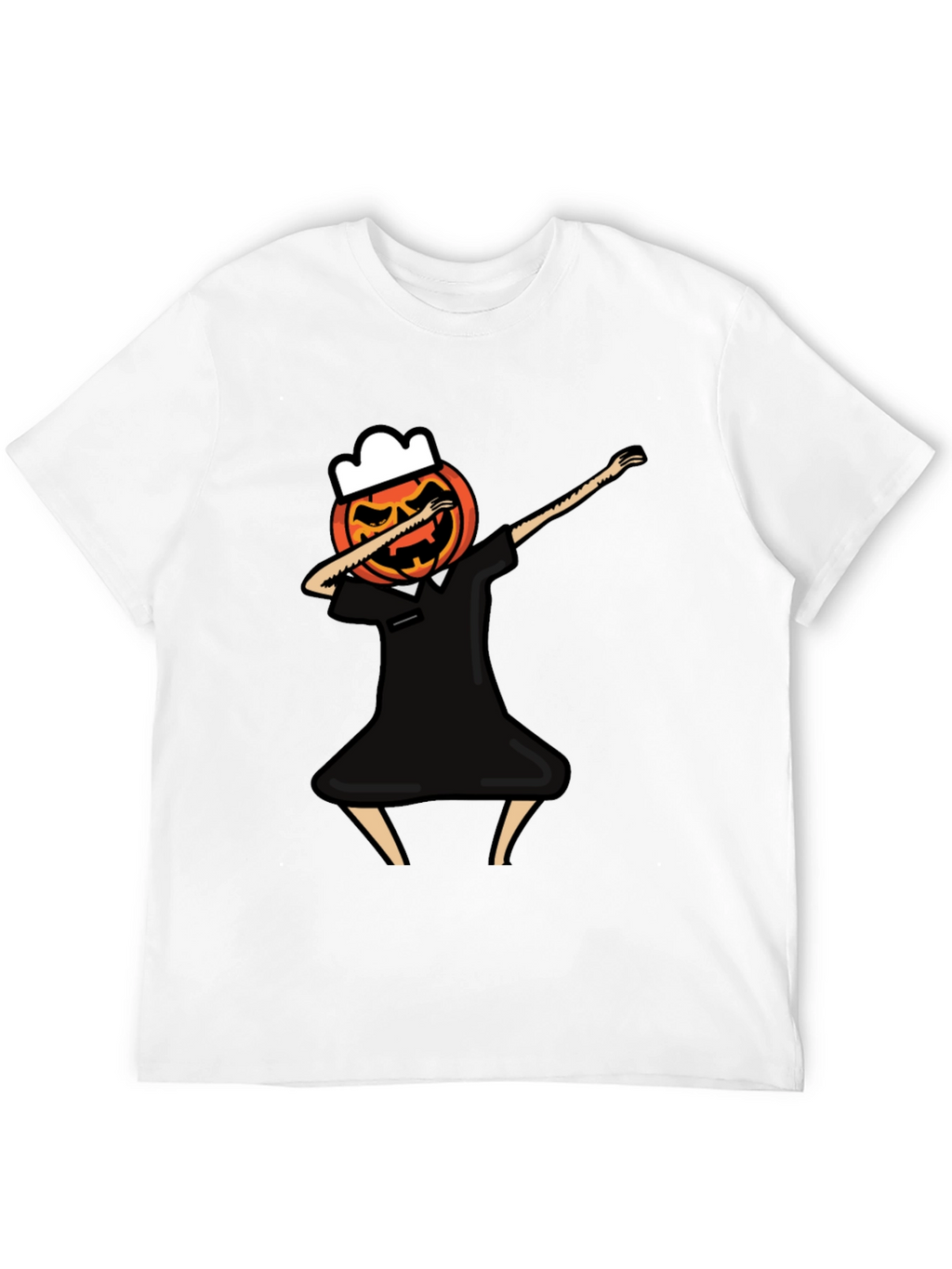 Dabbing Pumpkin Chef Halloween T-Shirt