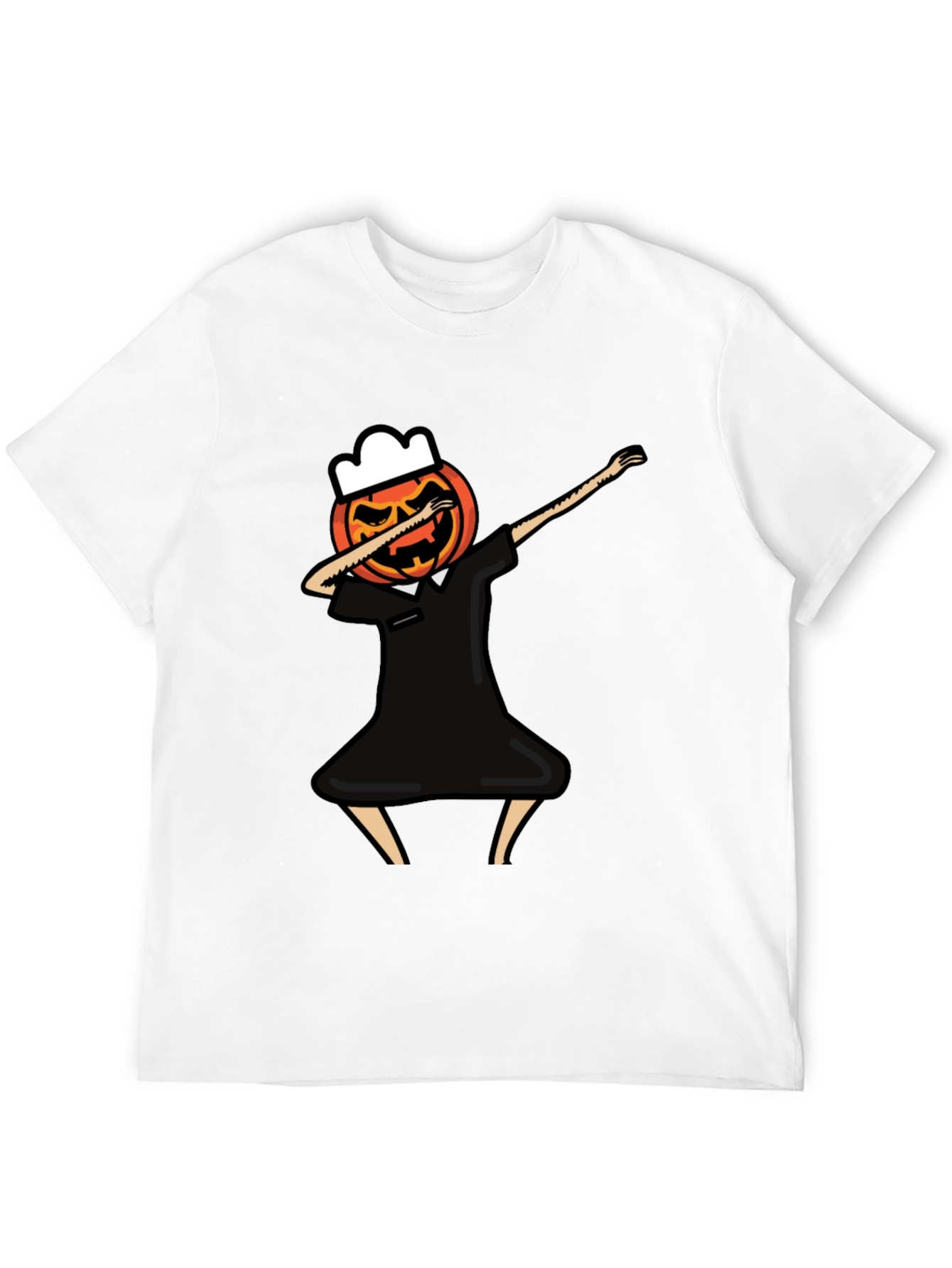 Dabbing Pumpkin Chef Halloween T-Shirt