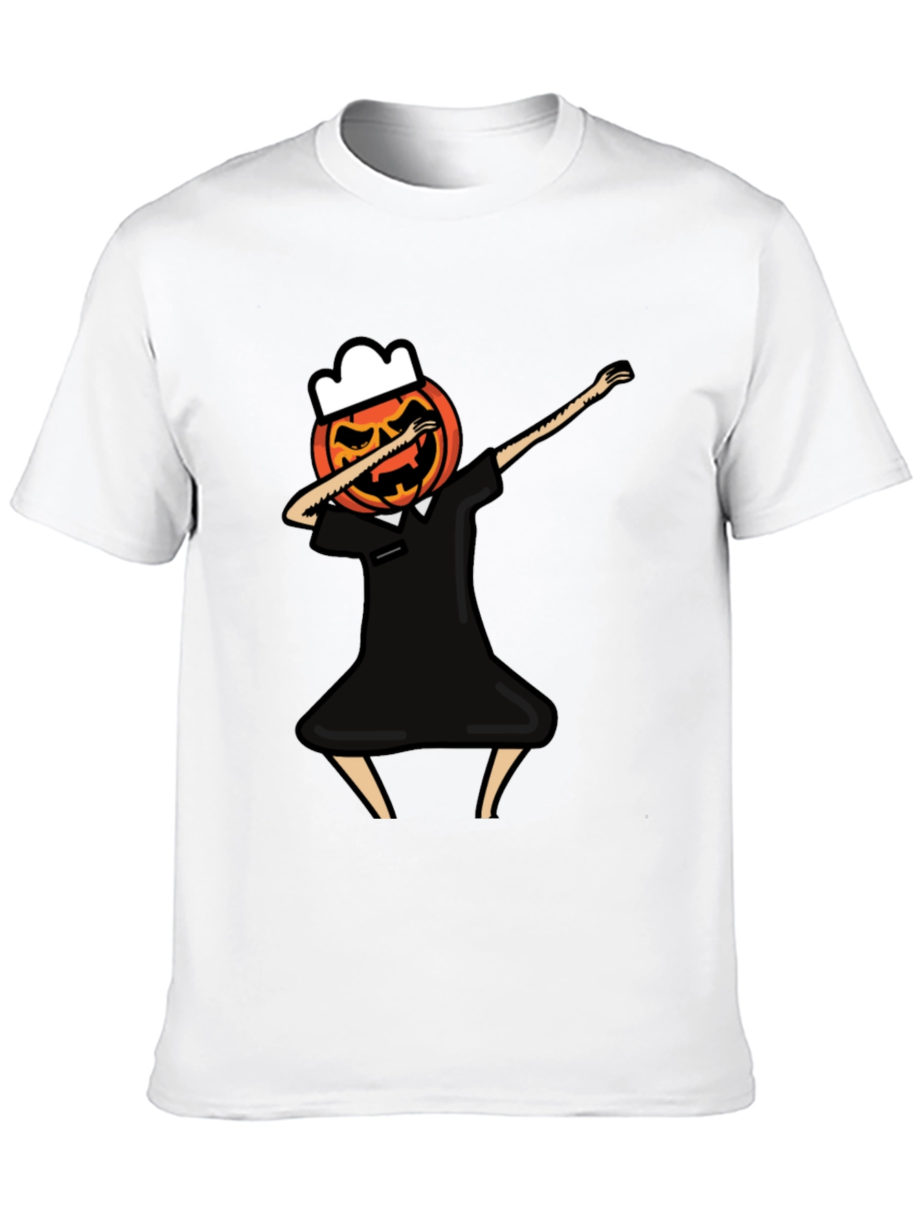 Dabbing Pumpkin Chef Halloween T-Shirt