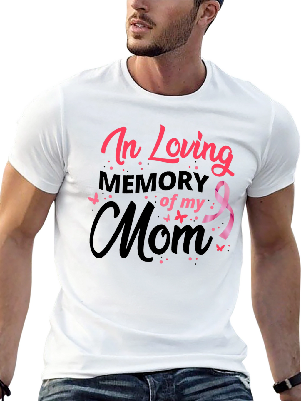In Loving Memory of My Mom Black T-Shirt
