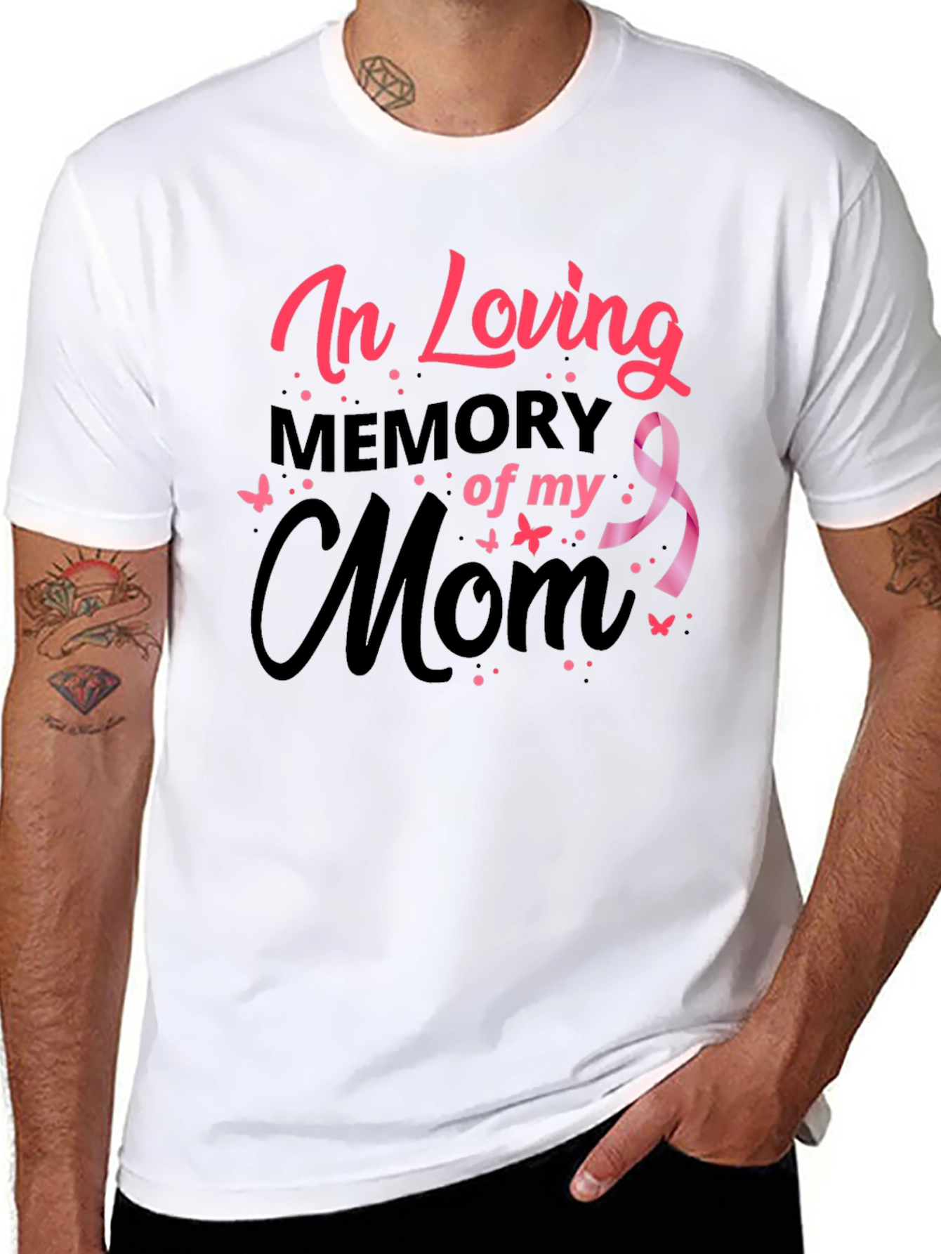 In Loving Memory of My Mom Black T-Shirt