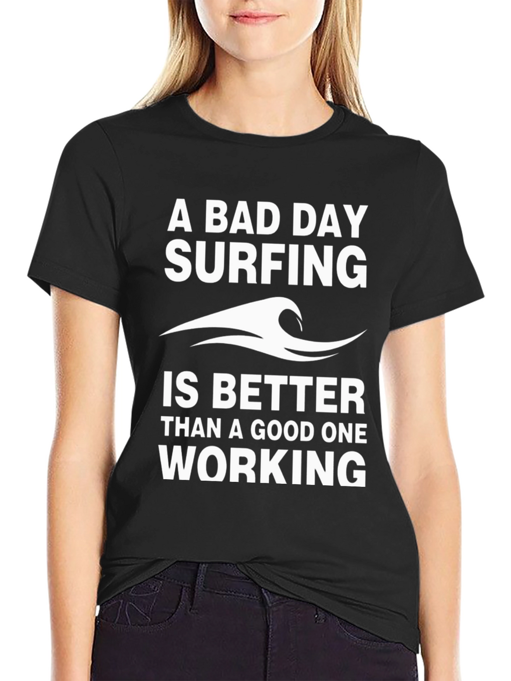 Surfing Graphic T-Shirt - A Bad Day Surfing