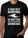 Surfing Graphic T-Shirt - A Bad Day Surfing