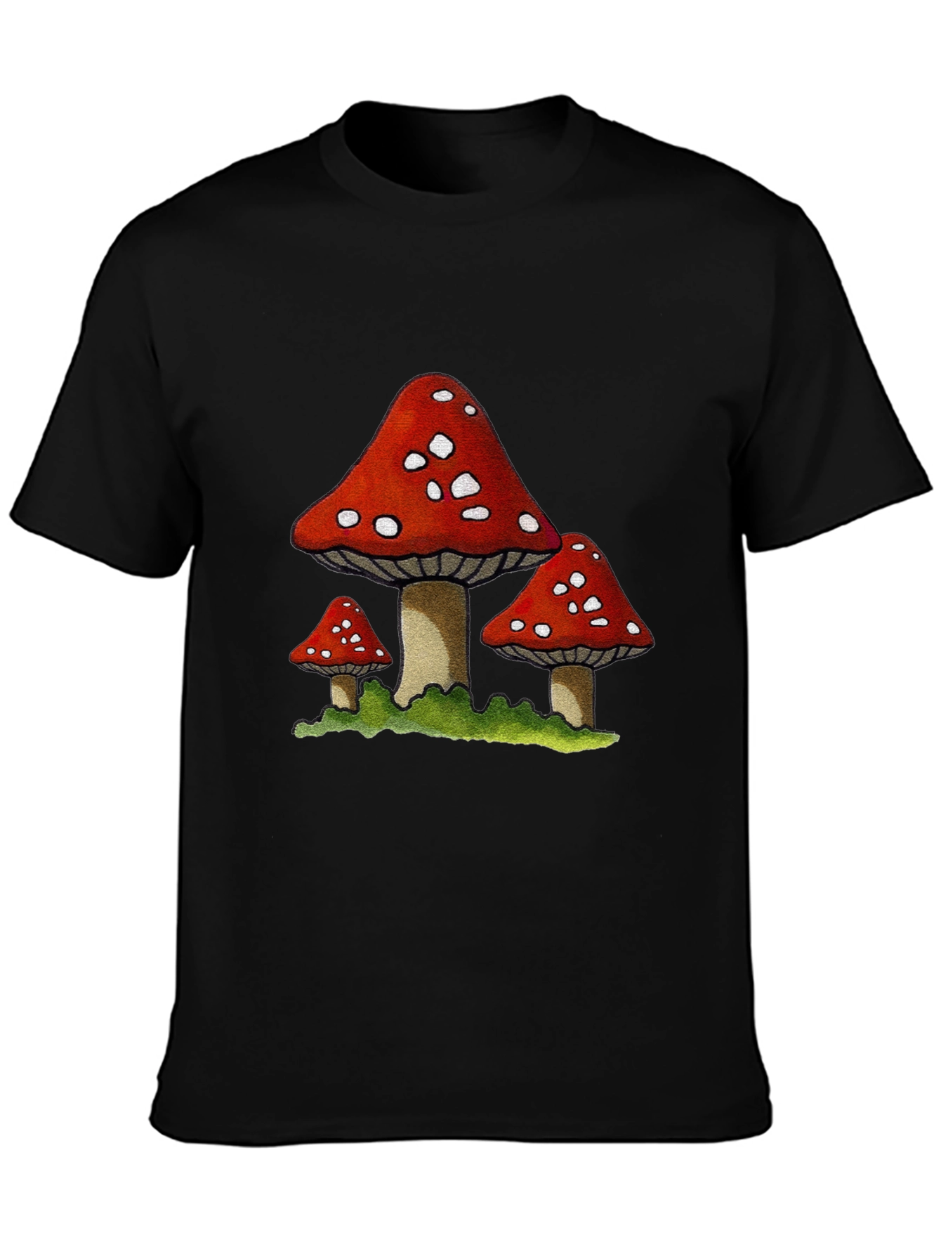 Mushroom Graphic Print T-Shirt