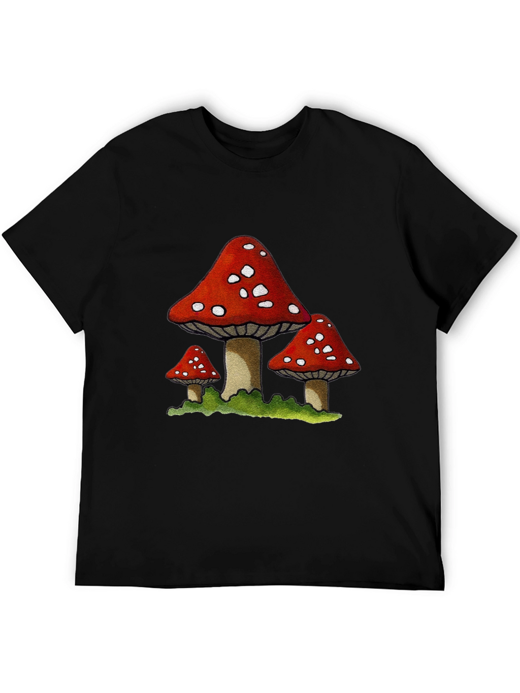 Mushroom Graphic Print T-Shirt