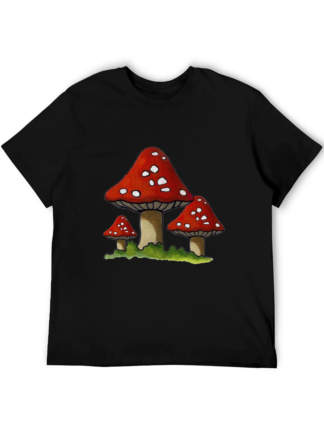 Mushroom Graphic Print T-Shirt