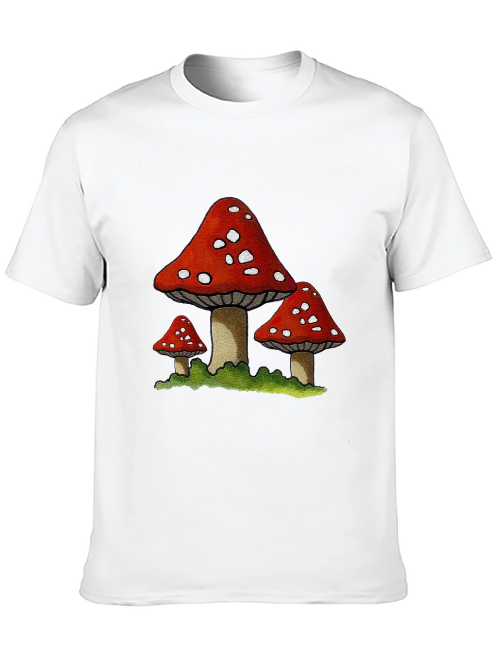 Mushroom Graphic Print T-Shirt