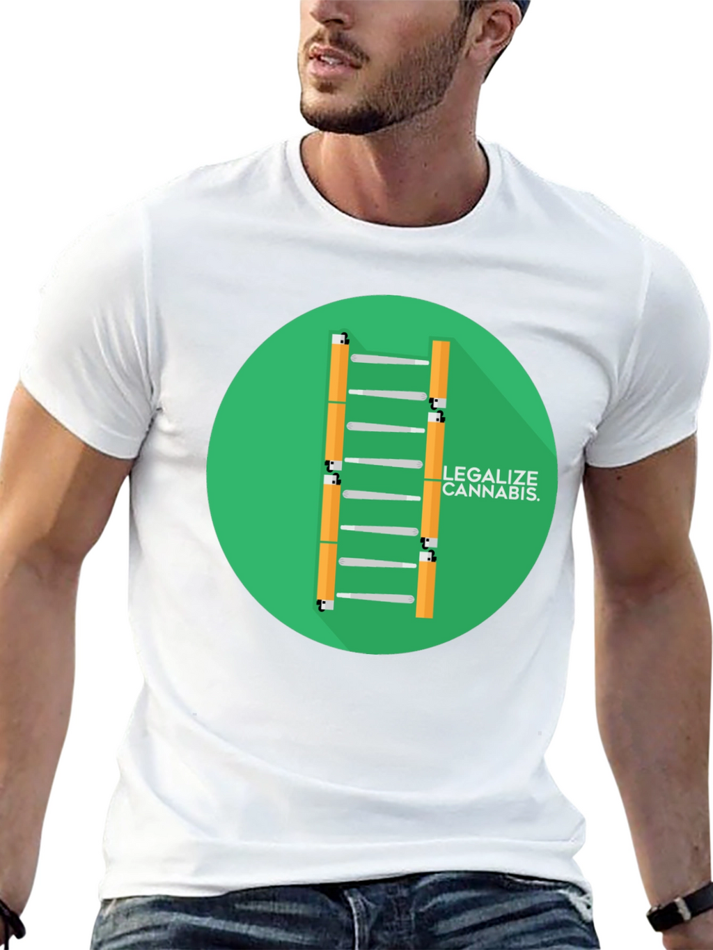 Legalize Cannabis T-Shirt Black