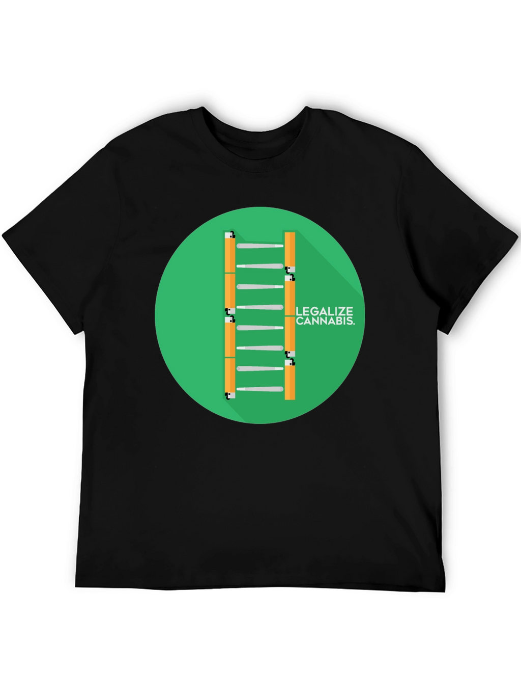 Legalize Cannabis T-Shirt Black