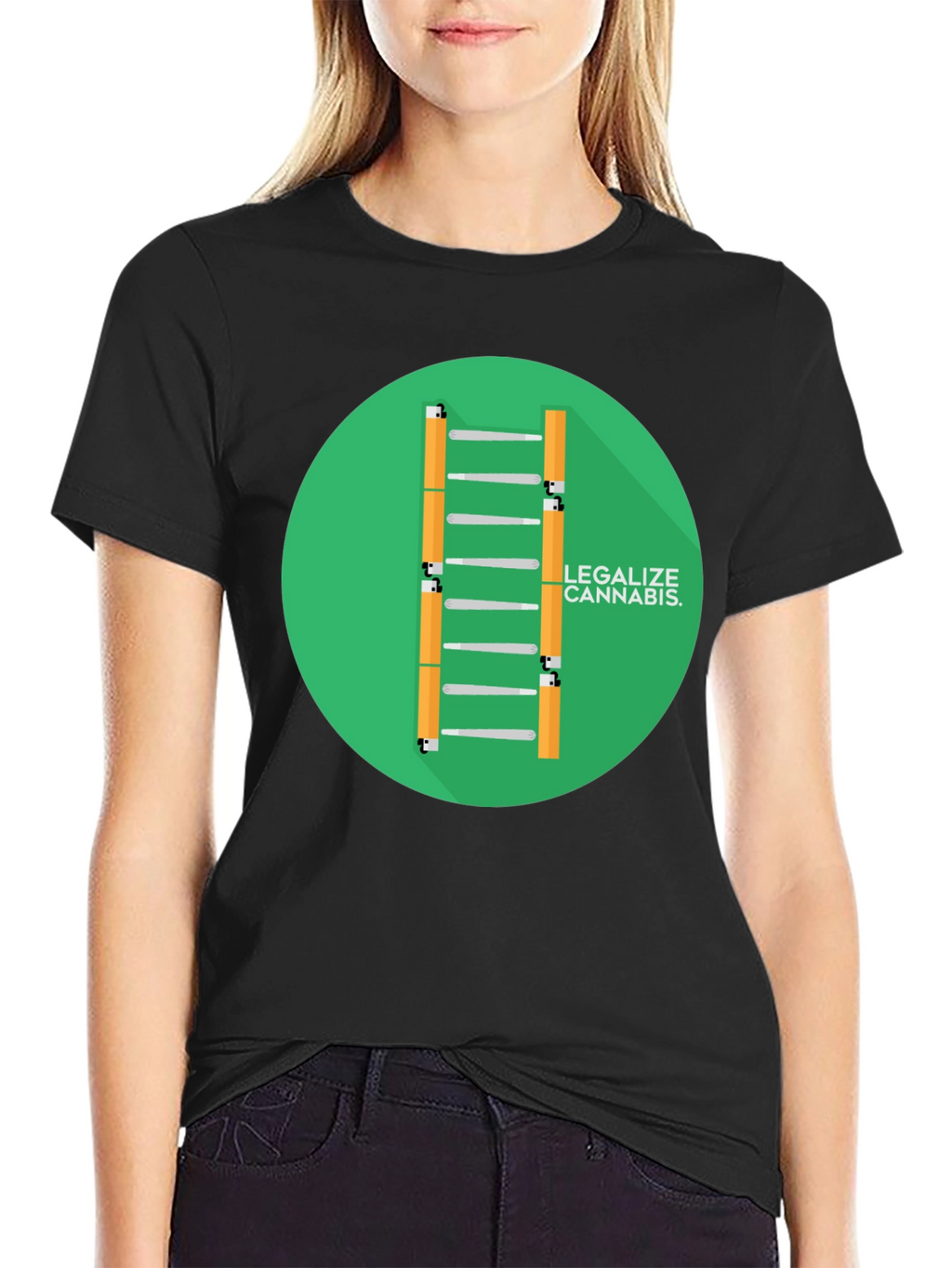 Legalize Cannabis T-Shirt Black