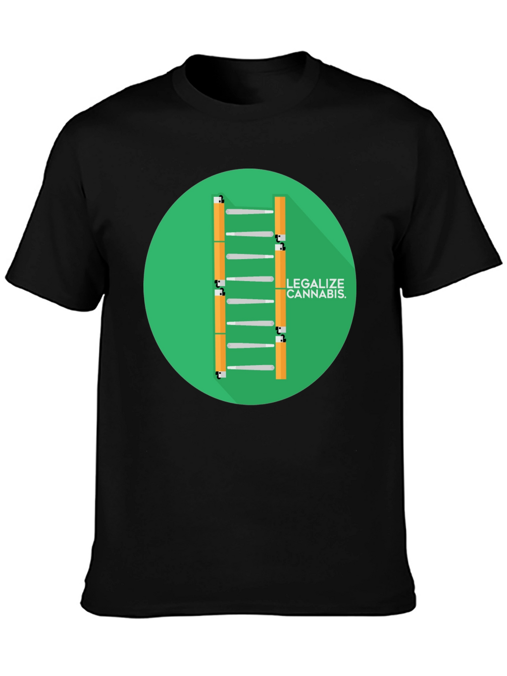 Legalize Cannabis T-Shirt Black