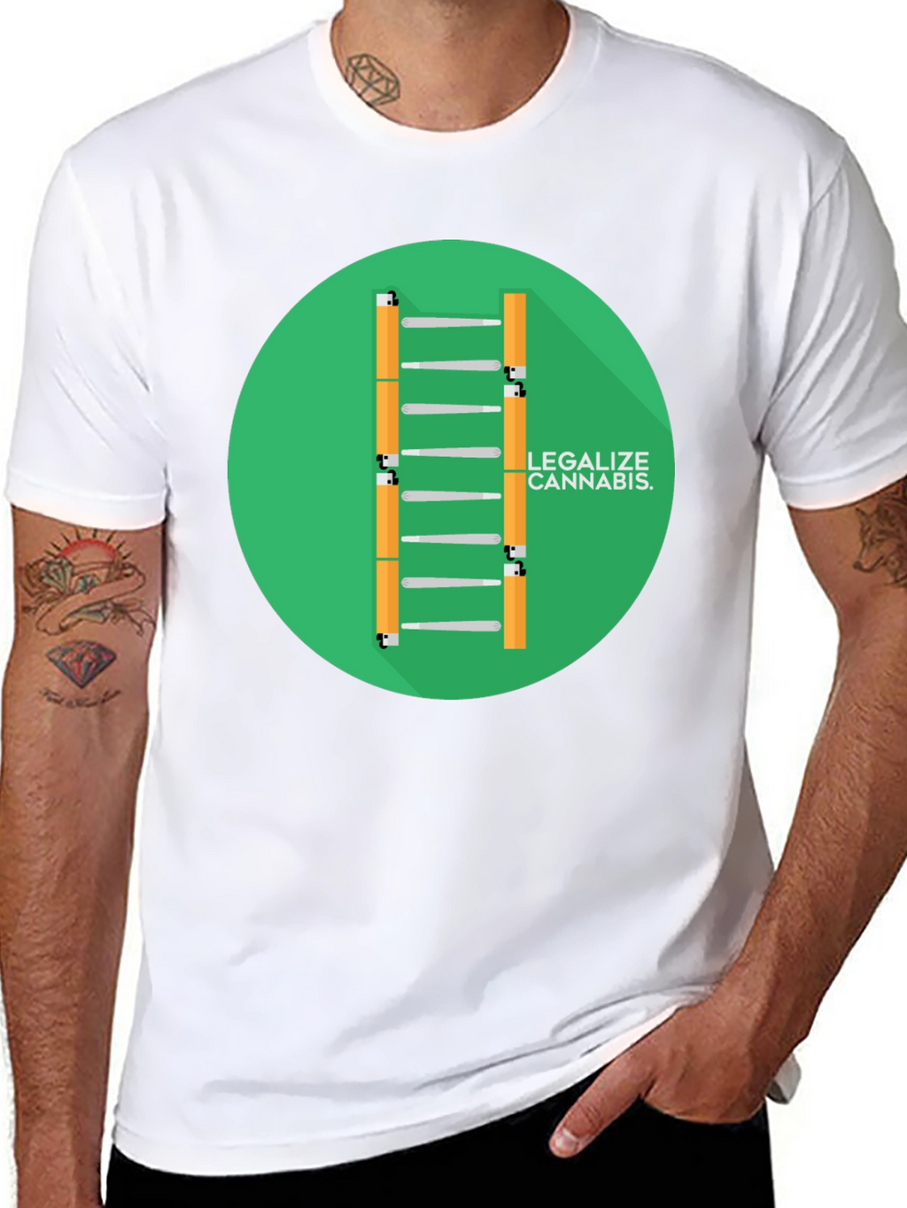 Legalize Cannabis T-Shirt Black