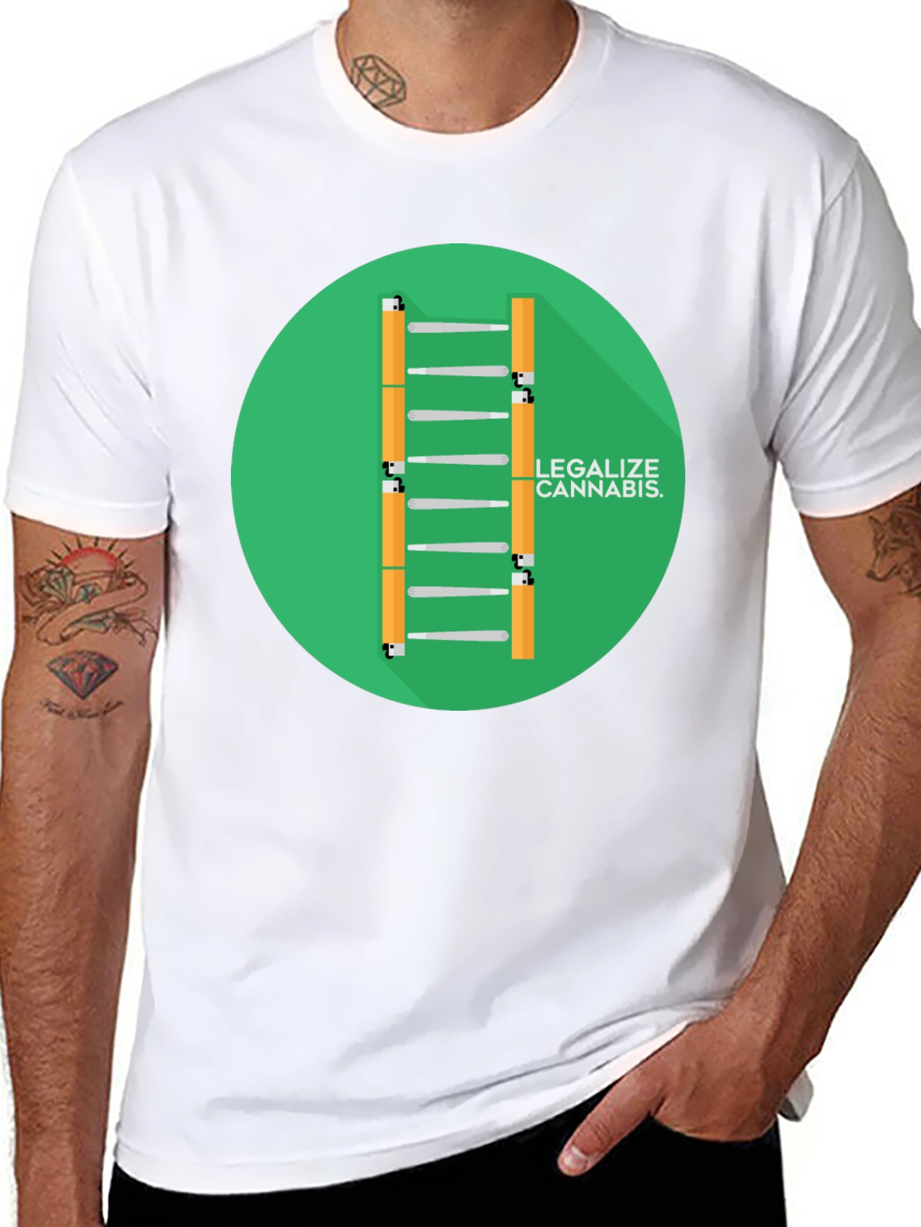 Legalize Cannabis T-Shirt Black