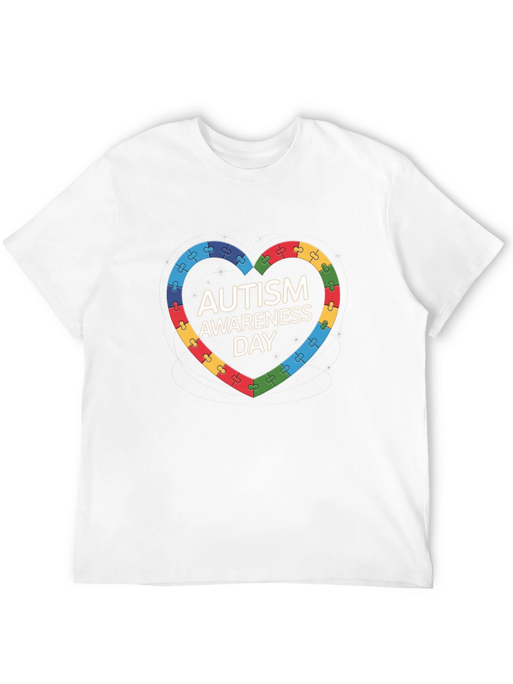Autism Awareness Puzzle Heart T-Shirt