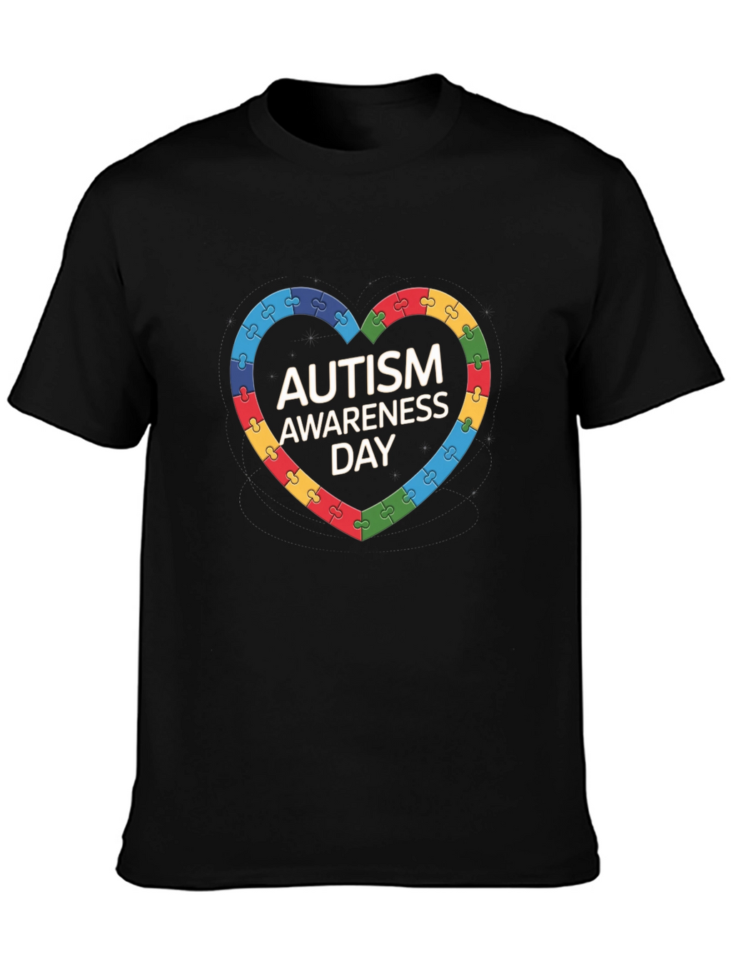 Autism Awareness Puzzle Heart T-Shirt