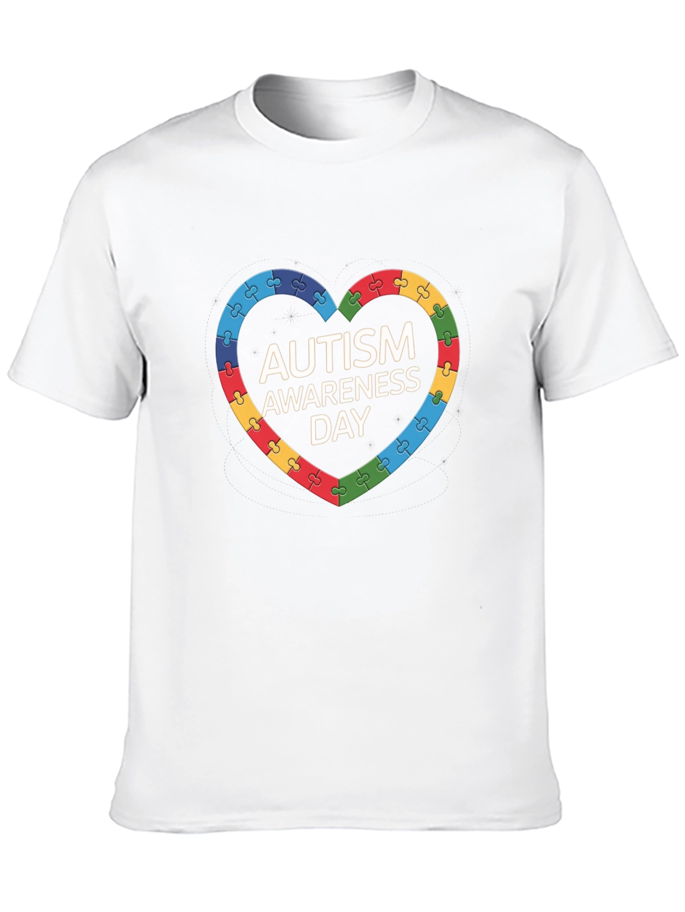 Autism Awareness Puzzle Heart T-Shirt
