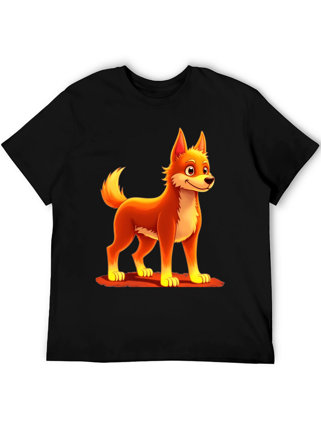 Cartoon Fox Graphic Tee