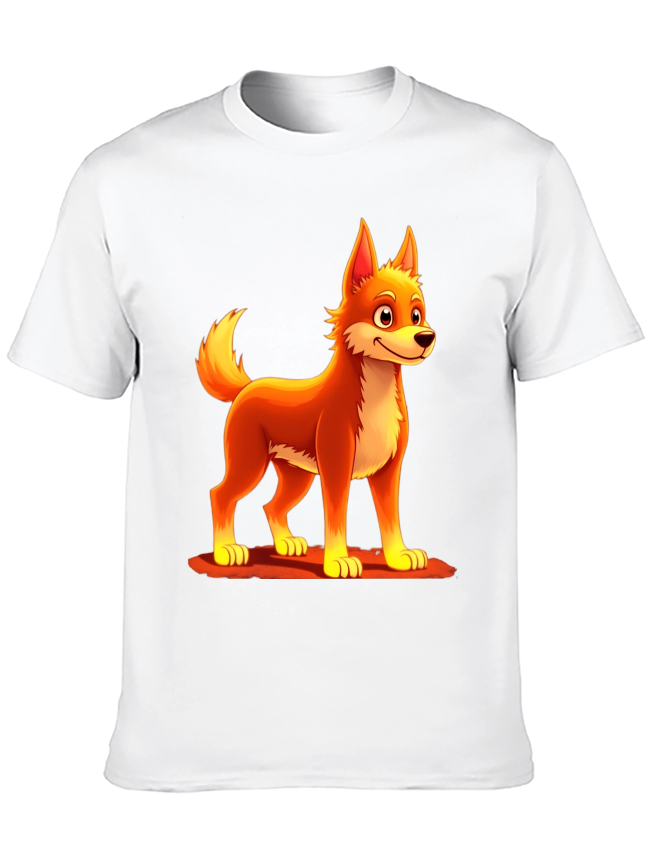 Cartoon Fox Graphic Tee