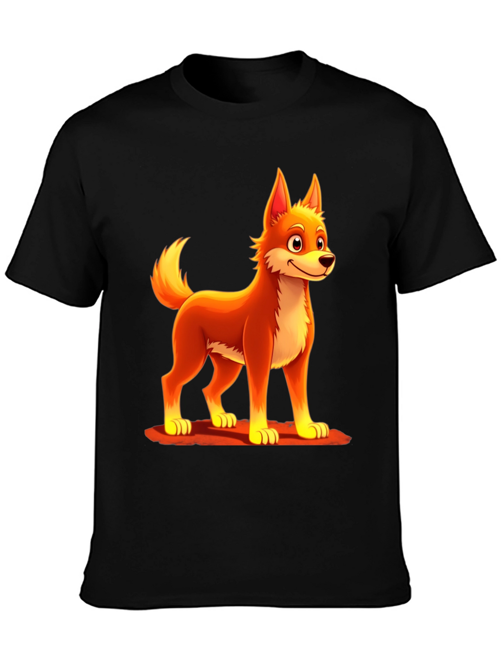 Cartoon Fox Graphic Tee