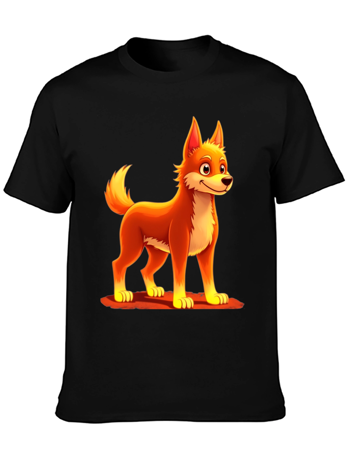 Cartoon Fox Graphic Tee