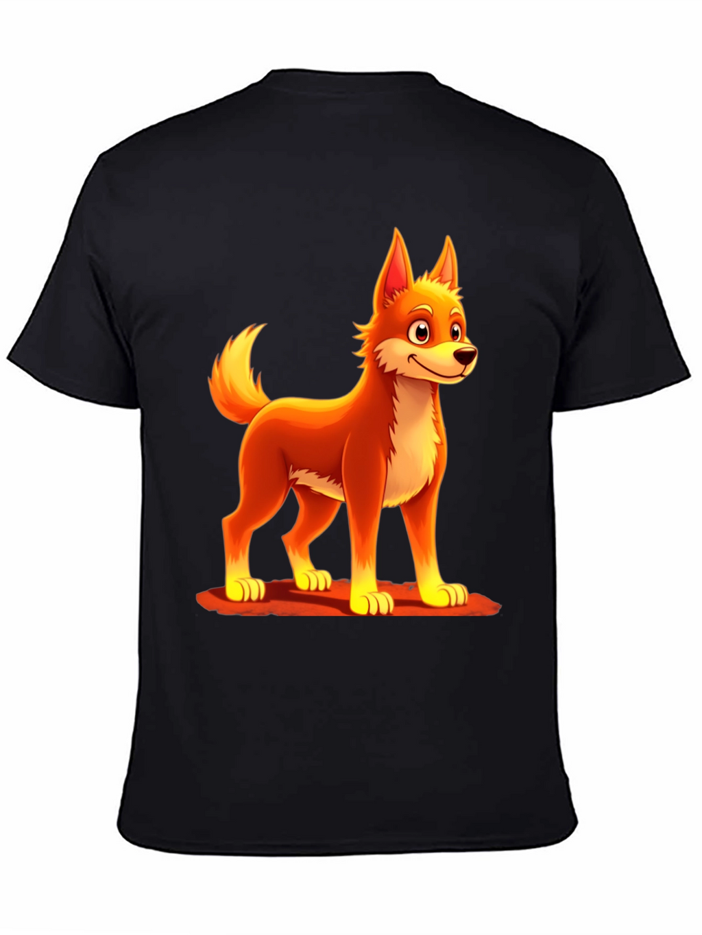 Cartoon Fox Graphic Tee