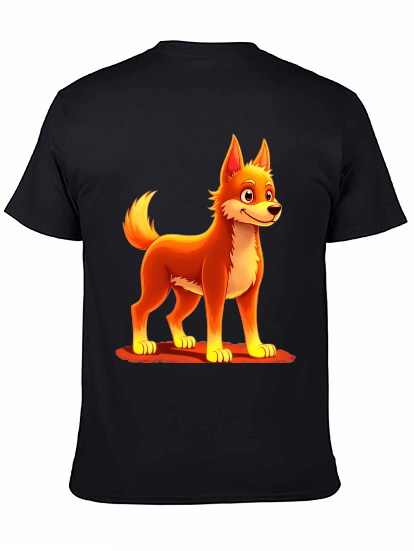 Cartoon Fox Graphic Tee
