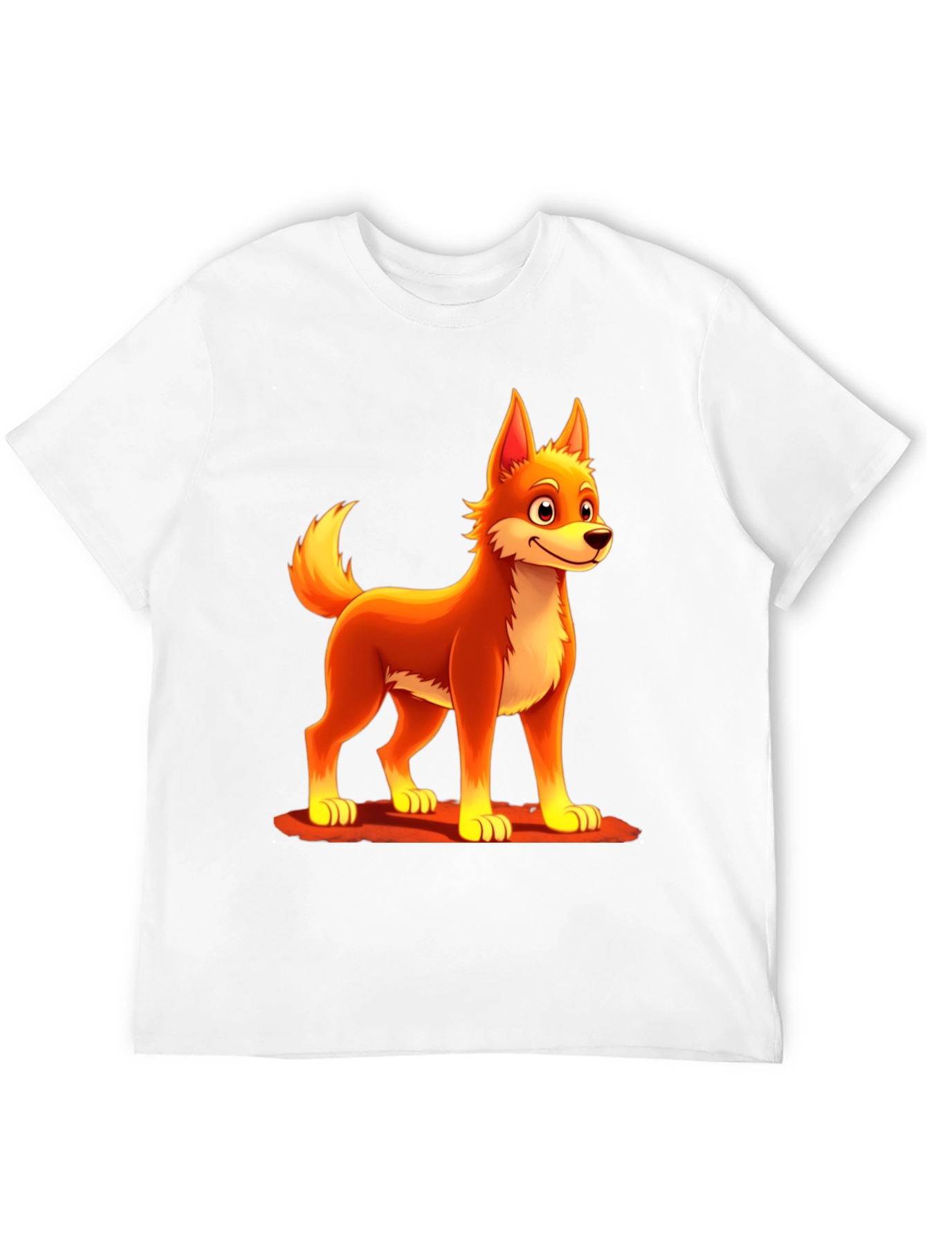 Cartoon Fox Graphic Tee