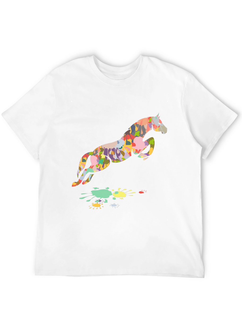 Abstract Horse Graphic Tee