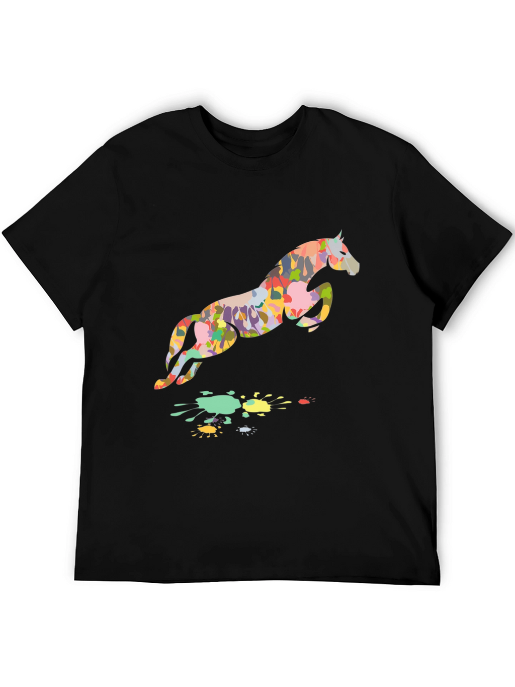 Abstract Horse Graphic Tee