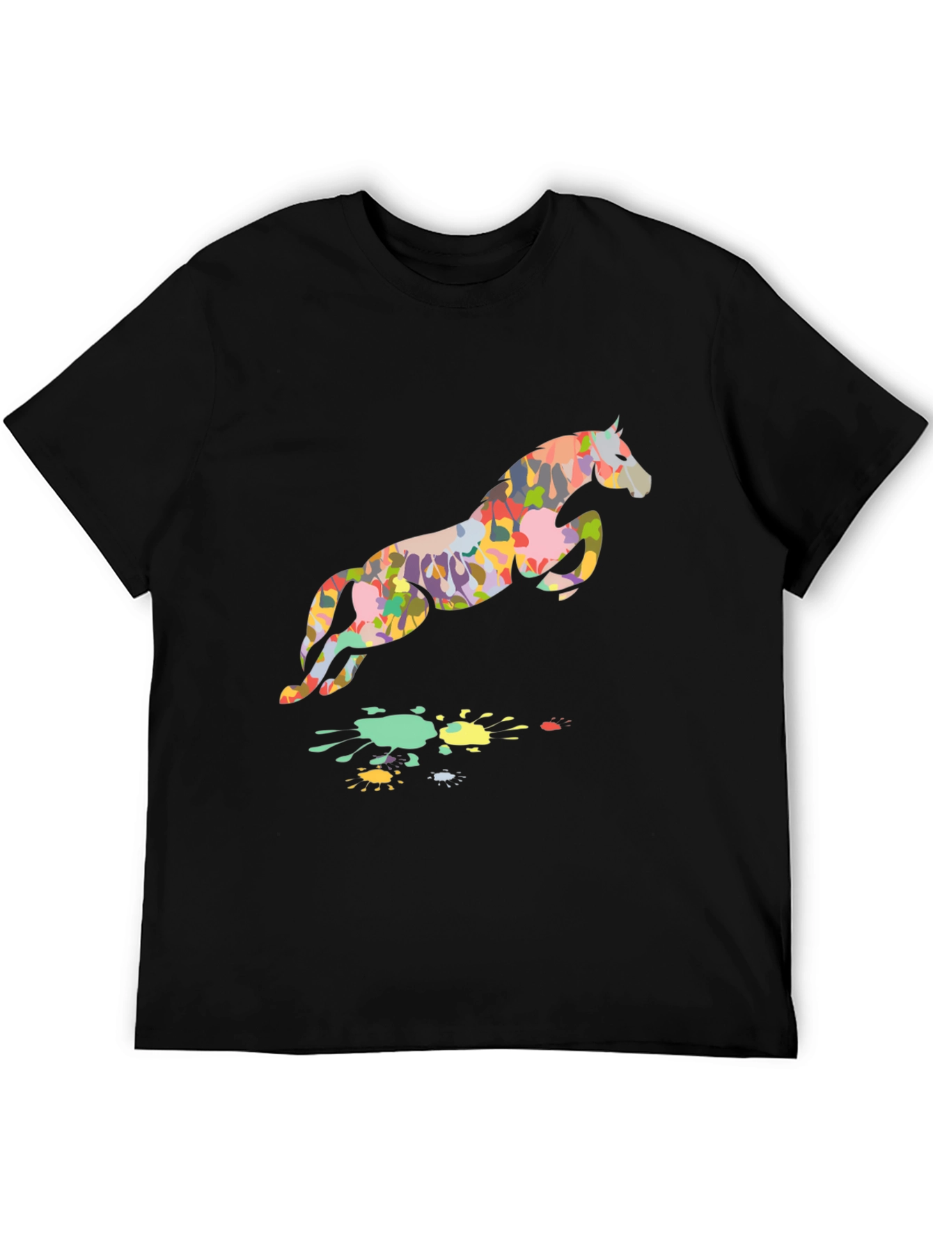 Abstract Horse Graphic Tee