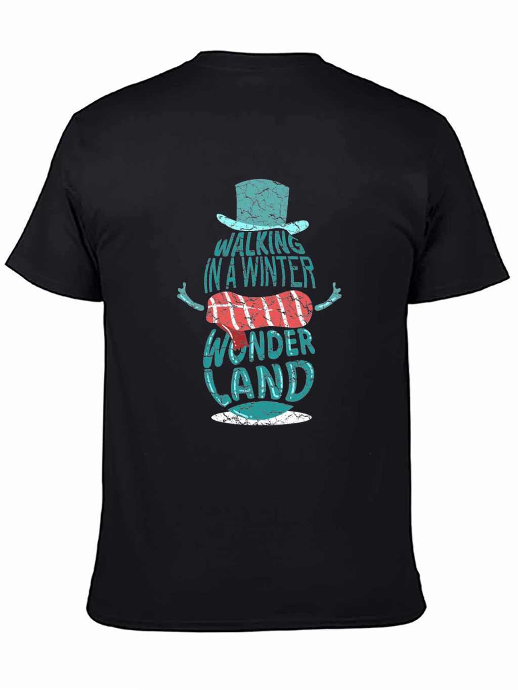 Winter Wonderland Snowman Graphic T-Shirt