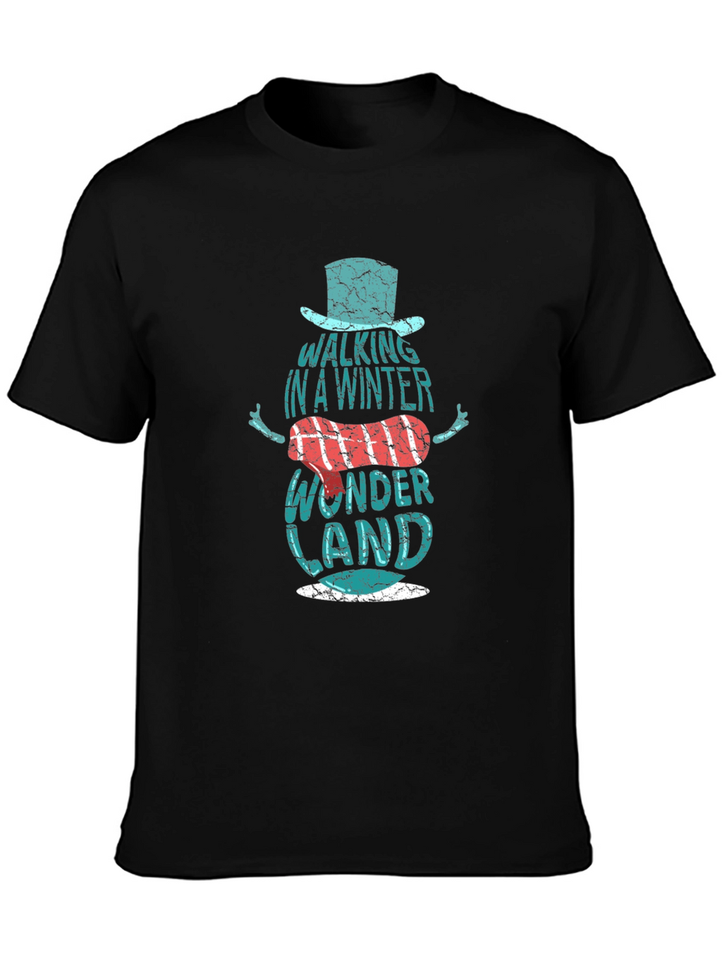 Winter Wonderland Snowman Graphic T-Shirt