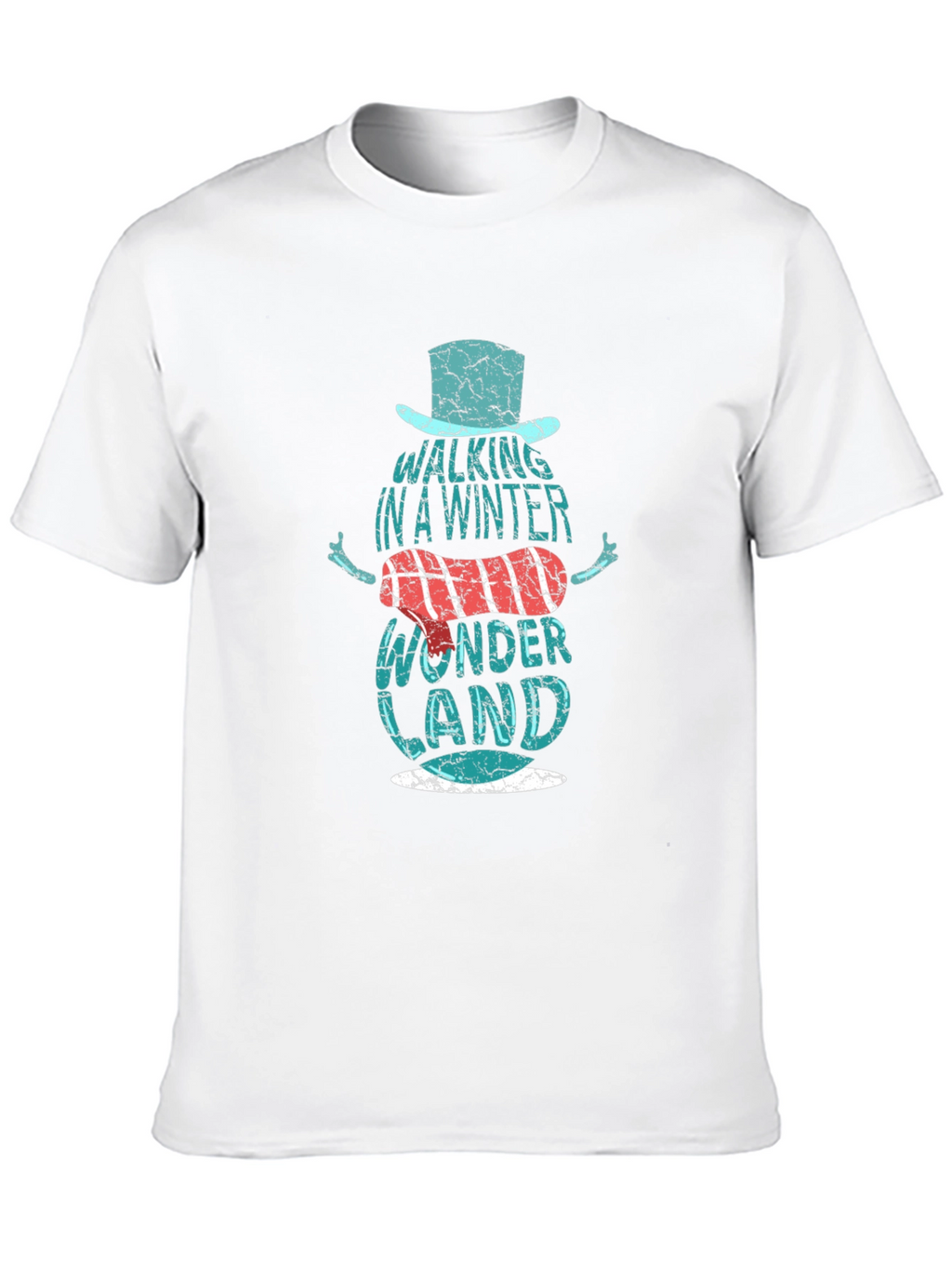 Winter Wonderland Snowman Graphic T-Shirt